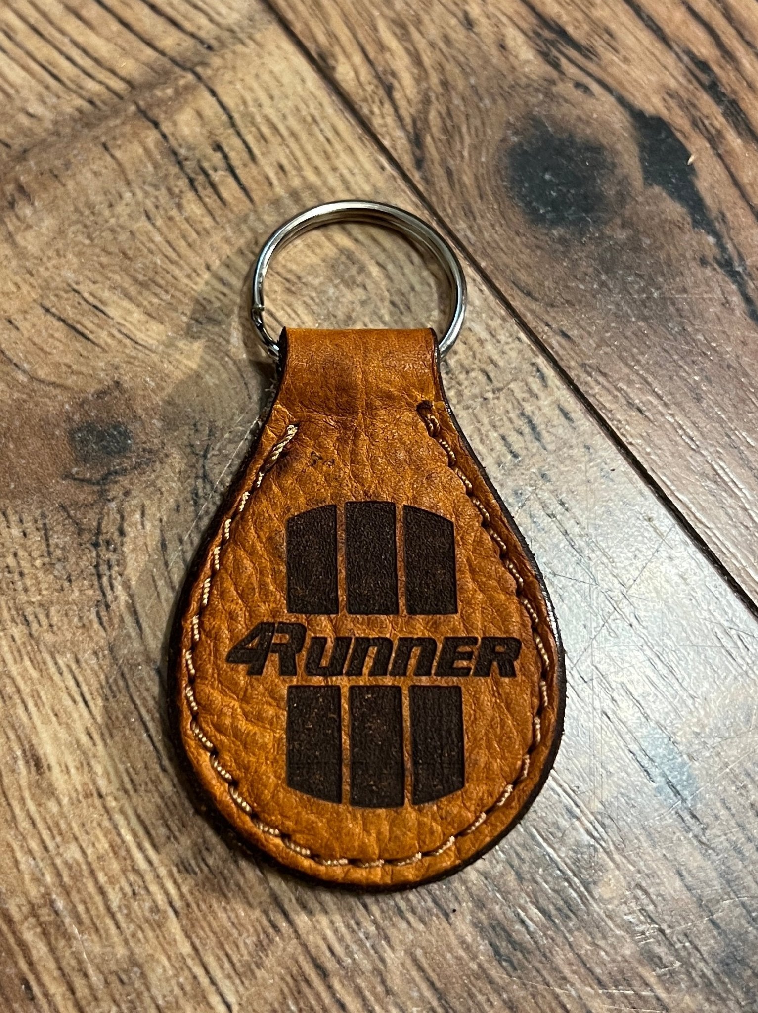 Heritage Toyota 4Runner Leather Keychain | Laser Engraved | Battle Born ...