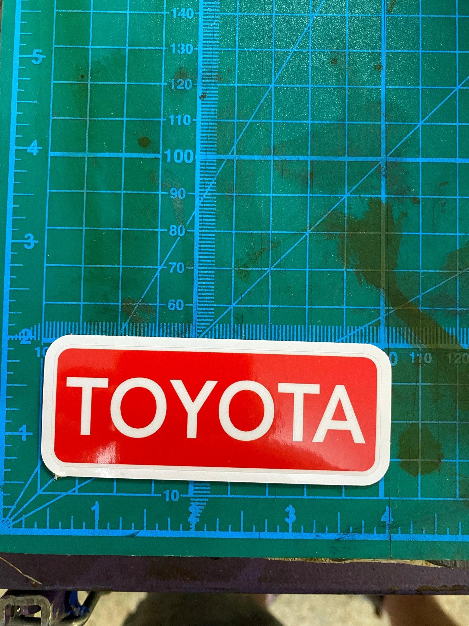 Red and White Toyota Stickers - Shop Battle Born Clothing