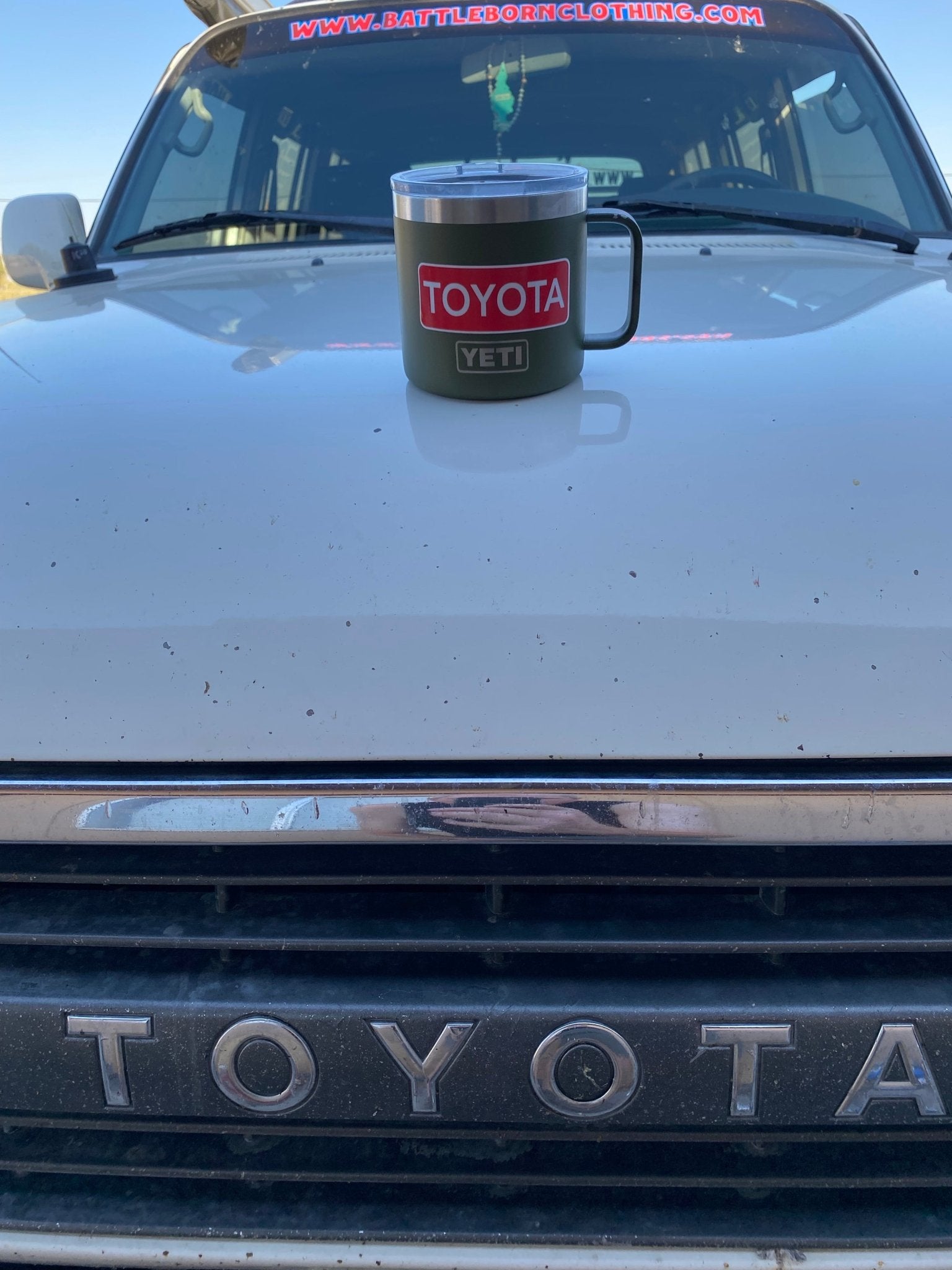 Red and White Toyota Stickers - Shop Battle Born Clothing