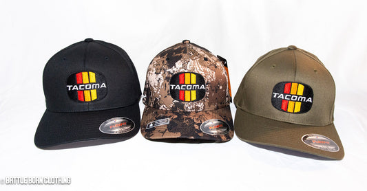 Retro Vibe Toyota Tacoma FlexFit Hat - Shop Battle Born Clothing