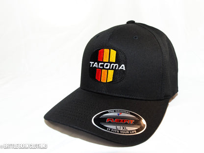 Retro Vibe Toyota Tacoma FlexFit Hat - Shop Battle Born Clothing
