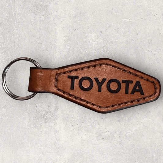 Toyota Diamond leather Keychain For Camry, Tacoma, 4Runner,Supra Land Cruiser- Shop Battle Born Clothing