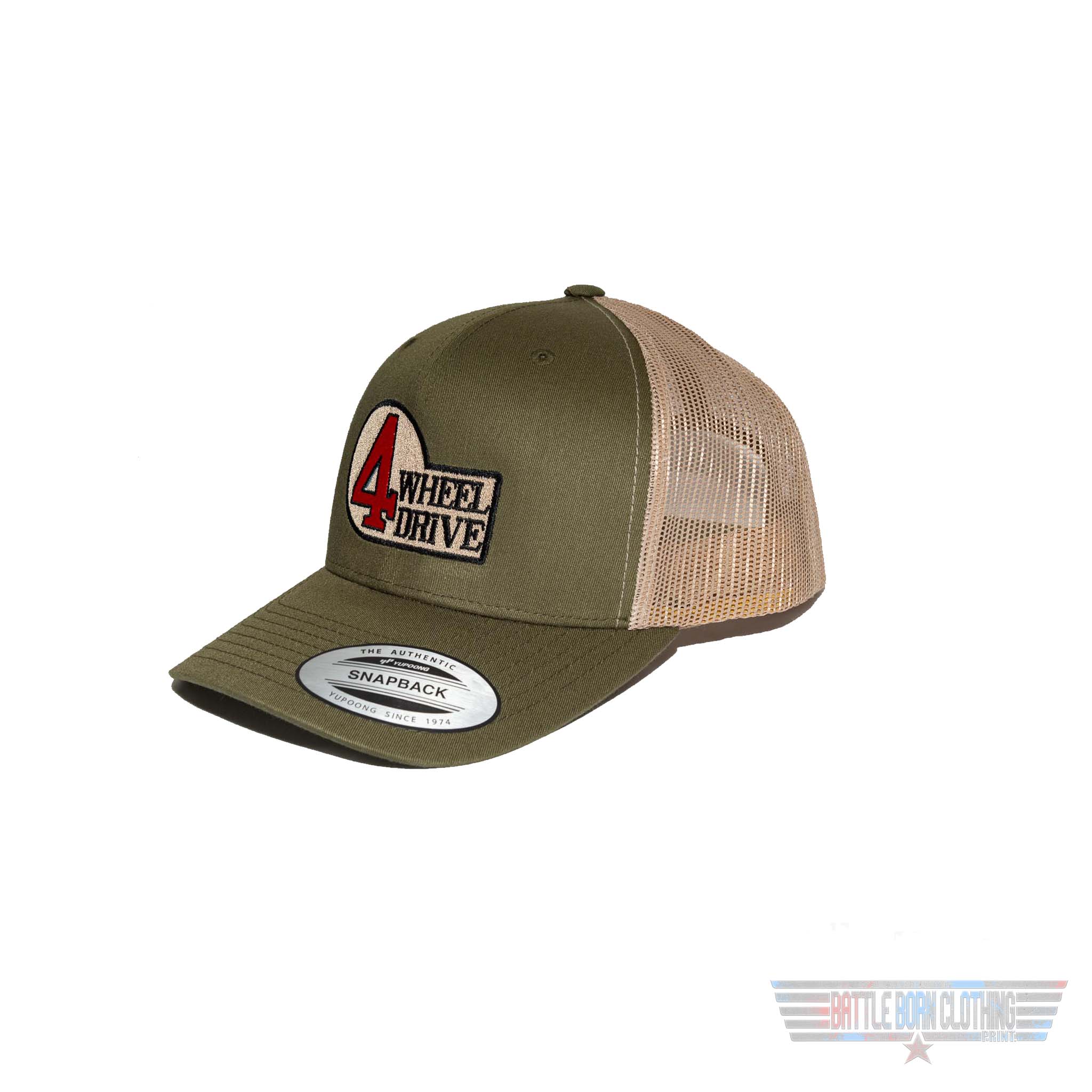 Vintage Land Cruiser FJ40 4 Wheel Drive Logo Trucker Hat